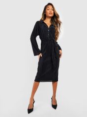 Акція на Сукня міді жіноча Boohoo GD-00188079 8 Чорна від Rozetka