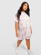Акція на Сукня-футболка міні жіноча Boohoo GD-00188377 18 Бежева від Rozetka