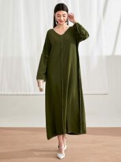 Акція на Сукня осіння жіноча SHEIN GD-00201026 XL Зелена від Rozetka