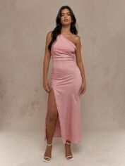 Акція на Сукня вечірня довга літня жіноча SHEIN GD-00190693 XS Світло-рожева від Rozetka