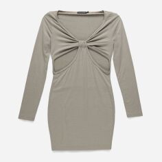 Акція на Сукня коротка осіння жіноча Pretty Little Thing GD-00188574 12 Сіро-зелена від Rozetka