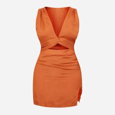 Акція на Сукня коротка літня жіноча Pretty Little Thing GD-00187232 6 Теракотова від Rozetka