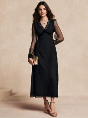 Акція на Сукня осіння жіноча SHEIN GD-00209737 XL Чорна від Rozetka