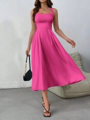 Акція на Сукня жіноча SHEIN GD-00202623 L Фуксія від Rozetka