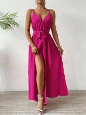 Акція на Сукня жіноча SHEIN GD-00202862 XL Фуксія від Rozetka
