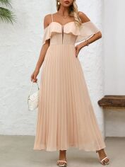 Акція на Сукня жіноча SHEIN GD-00200923 M Кремова від Rozetka