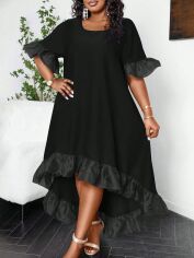Акція на Сукня жіноча SHEIN GD-00201156 2XL Чорна від Rozetka