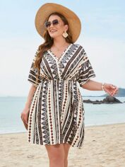 Акція на Сукня жіноча SHEIN GD-00208127 3XL Комбінована від Rozetka