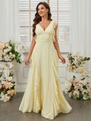 Акція на Сукня жіноча SHEIN GD-00208915 M Жовта від Rozetka