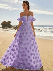 Акція на Сукня жіноча SHEIN GD-00216549 S Лілова від Rozetka