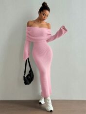 Акція на Сукня жіноча SHEIN GD-00212497 M Світло-рожева від Rozetka