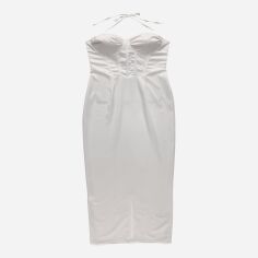 Акція на Сукня міді літня жіноча Pretty Little Thing GD-00187858 20 Біла від Rozetka