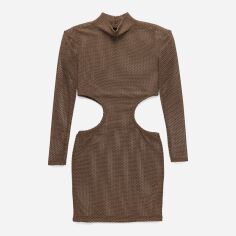Акція на Сукня коротка літня жіноча Pretty Little Thing GD-00187823 18 Світло-коричнева від Rozetka
