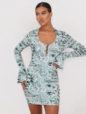 Акція на Сукня коротка літня жіноча Pretty Little Thing GD-00187426 8 Зелена від Rozetka