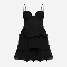 Акція на Сукня коротка літня жіноча Pretty Little Thing GD-00188540 14 Чорна від Rozetka