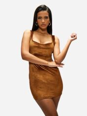 Акція на Сукня жіноча Pretty Little Thing GD-00187755 6 Коричнева від Rozetka