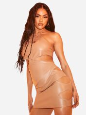 Акція на Сукня жіноча Pretty Little Thing GD-00187215 6 Коричнева від Rozetka