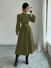 Акція на Сукня осіння жіноча SHEIN GD-00205762 L Зелена від Rozetka