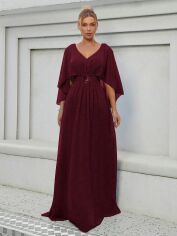 Акція на Сукня осіння жіноча SHEIN GD-00202247 S Бордова від Rozetka