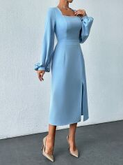 Акція на Сукня осіння жіноча SHEIN GD-00208728 M Синя від Rozetka