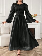 Акція на Сукня осіння жіноча SHEIN GD-00200931 L Чорна від Rozetka