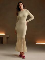 Акція на Сукня осіння жіноча SHEIN GD-00214016 S Хакі від Rozetka
