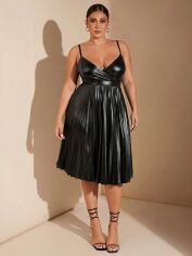 Акція на Сукня літня жіноча Shein GD-00227496 3XL Чорна від Rozetka