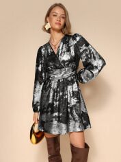 Акція на Сукня літня жіноча Shein GD-00208780 L Чорна від Rozetka