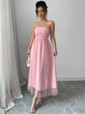 Акція на Сукня літня жіноча Shein GD-00227282 M Рожева від Rozetka