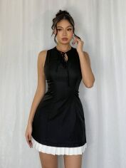 Акція на Сукня літня жіноча Shein GD-00210030 XL Чорна від Rozetka