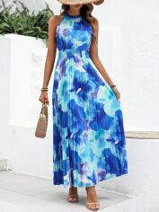 Акція на Сукня літня жіноча Shein GD-00228062 XL Синя від Rozetka