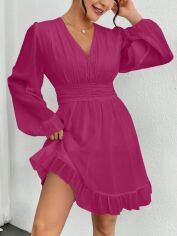 Акція на Сукня літня жіноча Shein GD-00201123 XS Фуксія від Rozetka