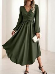Акція на Сукня осіння жіноча SHEIN GD-00202424 XL Зелена від Rozetka