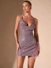 Акція на Сукня літня жіноча SHEIN GD-00220196 M Рожева від Rozetka