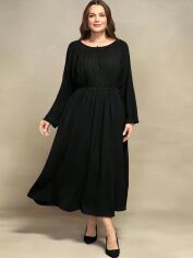 Акція на Сукня осіння жіноча SHEIN GD-00196554 2XL Чорна від Rozetka