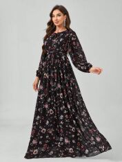 Акція на Сукня осіння жіноча SHEIN GD-00204676 XL Чорна від Rozetka