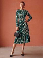 Акція на Сукня осіння жіноча SHEIN GD-00213263 L Комбінована від Rozetka
