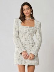 Акція на Плаття коротке осіннє жіноче SHEIN GD-00204897 M Біле від Rozetka
