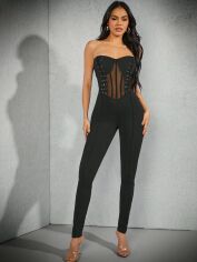 Акція на Комбінезон жіночий SHEIN GD-00226615 S Чорний від Rozetka
