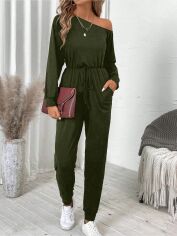 Акція на Комбінезон жіночий SHEIN GD-00215039 L Зелений від Rozetka
