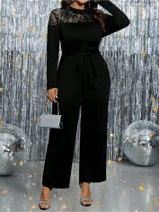 Акція на Комбінезон жіночий SHEIN GD-00225691 3XL Чорний від Rozetka