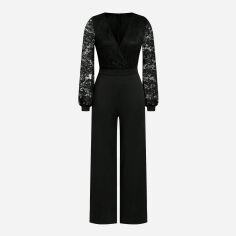 Акція на Комбінезон жіночий SHEIN GD-00215546 XL Чорний від Rozetka