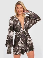 Акція на Комбінезон жіночий Boohoo GD-00188156 10 Коричневий від Rozetka
