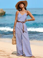 Акція на Комбінезон жіночий SHEIN GD-00213366 S Синій від Rozetka