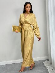 Акція на Комбінезон жіночий SHEIN GD-00208291 L Золотистий від Rozetka