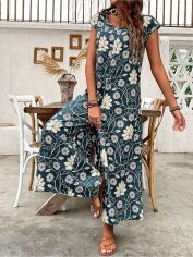 Акція на Комбінезон жіночий SHEIN GD-00210014 L Темно-сірий від Rozetka