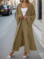Акція на Костюм жіночий SHEIN GD-00201843 1XL Хакі від Rozetka