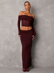 Акція на Костюм жіночий SHEIN GD-00223459 XS Коричневий від Rozetka