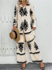 Акція на Костюм жіночий SHEIN GD-00218735 S Білий від Rozetka