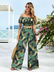 Акція на Костюм жіночий SHEIN GD-00227992 XL Зелений від Rozetka